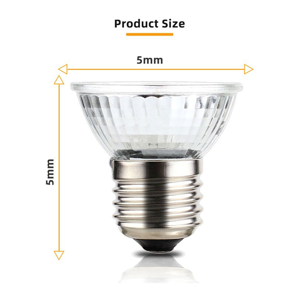 E27 Bulb 25W 50W 75W UVA UVB Heated  Light Pet Halogen Bulb Reptile Bulb UVB Lamp