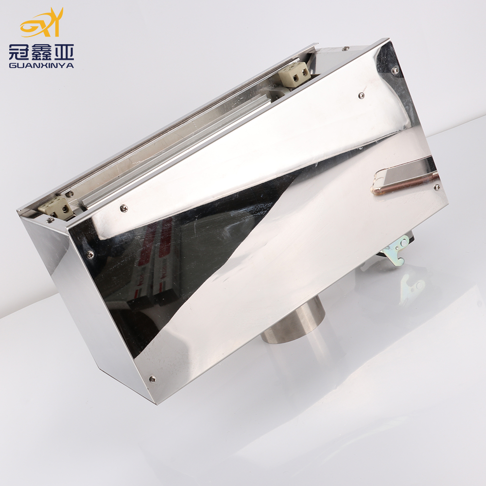 Aluminium reflector stainless uv lampshade for 250mm uv lamp