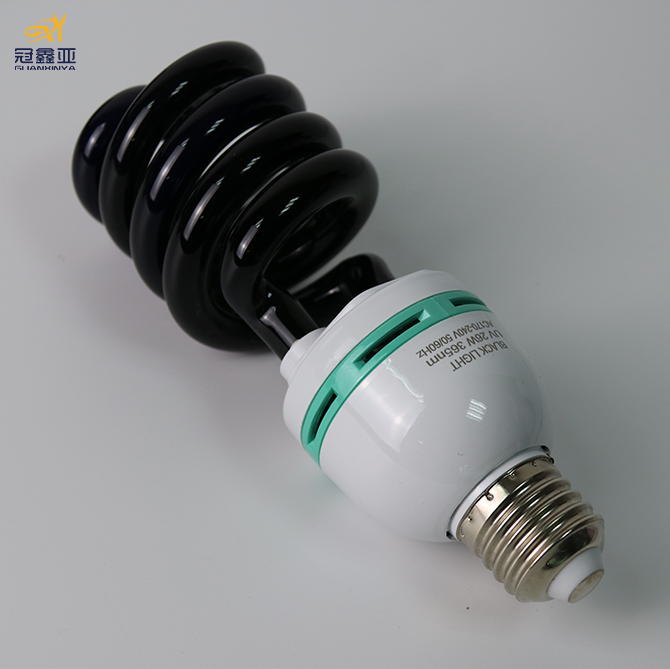 E27 Blacklight Uv Lamp 40W 35W 30W 20W 15W 26W Ultraviolet Fluorescence Black Light Blue Bulb Spiral Lamp Cfl Bulb