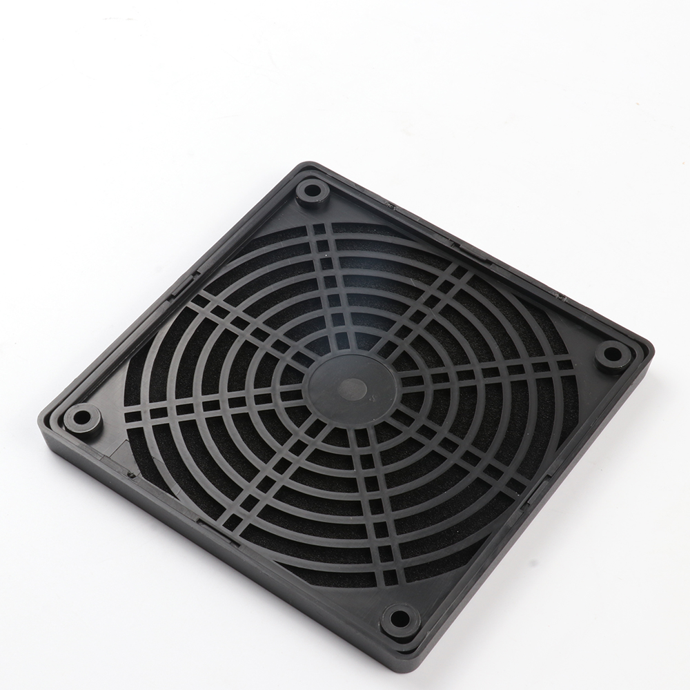 12V24V Dc Cooling Fan Chassis Power Fan Dual 2000 Turn Wind Speed Ball Bearing Cooling Fans With 12Cm Air Filter Cover