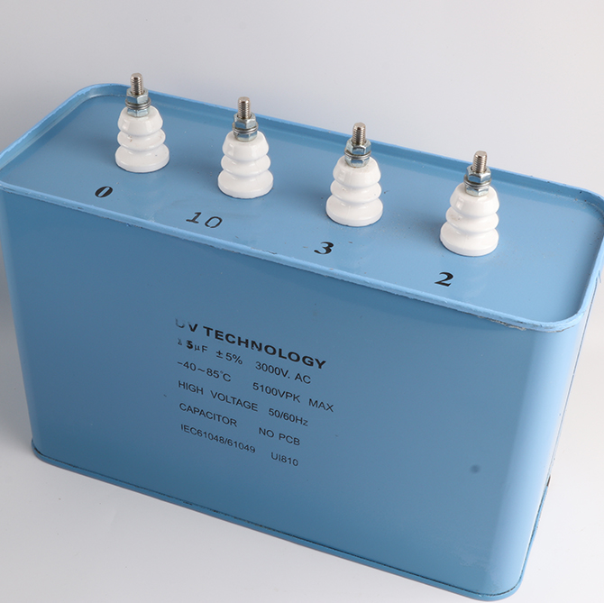 High voltage 3000v square shape 15UF oil capacitor