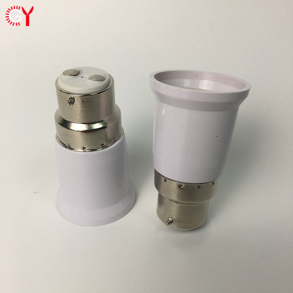 Approved CE white aluminum plastic B22  lamp holder e27