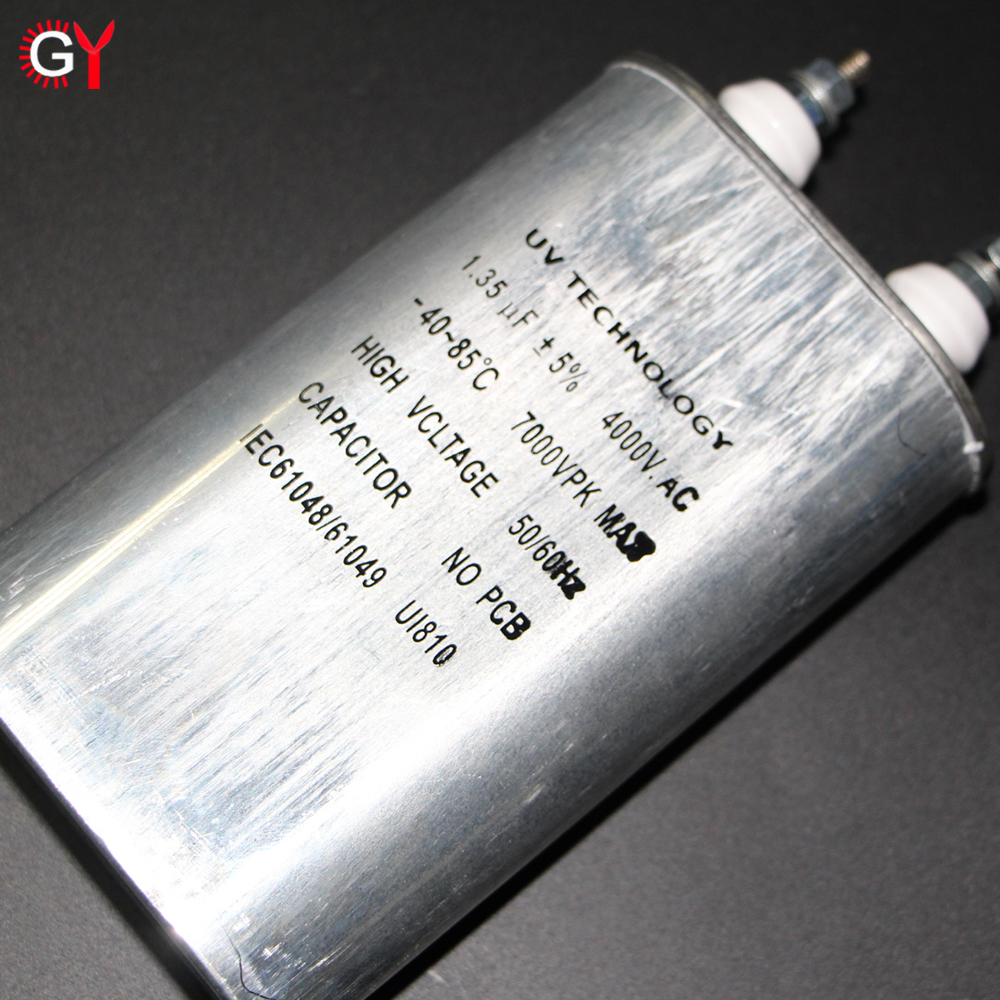 Variable electrolytic aluminum 4000V 1.35UF high voltage film capacitor