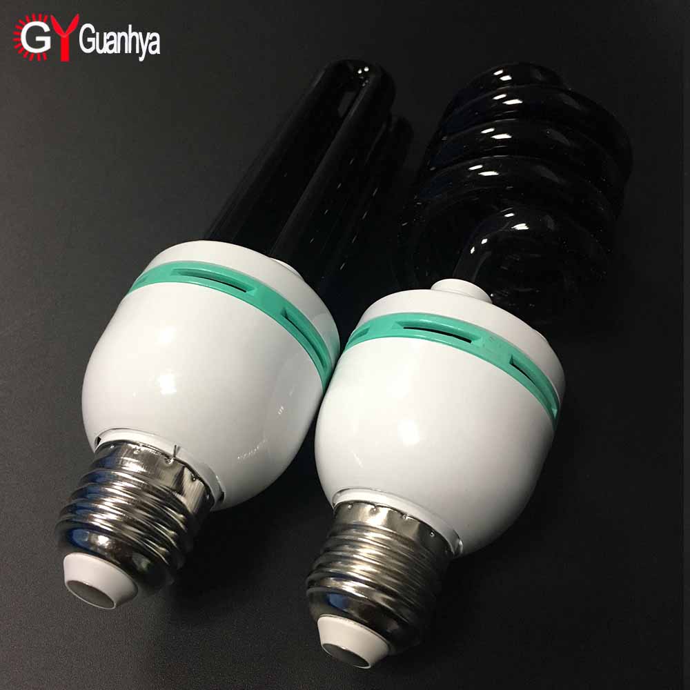 30W E27 365nm 220v Insect trapping light spiral black bulb