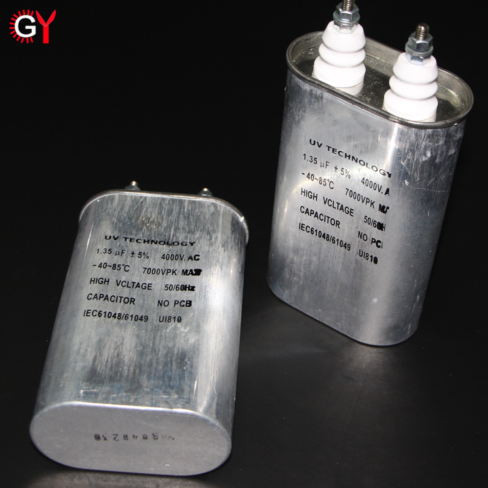 Variable electrolytic aluminum 4000V 1.35UF high voltage film capacitor