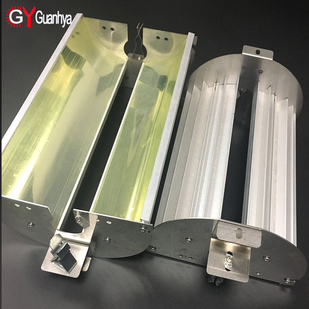 Enhance the light energy curing system customized aluminum  uv lampshade