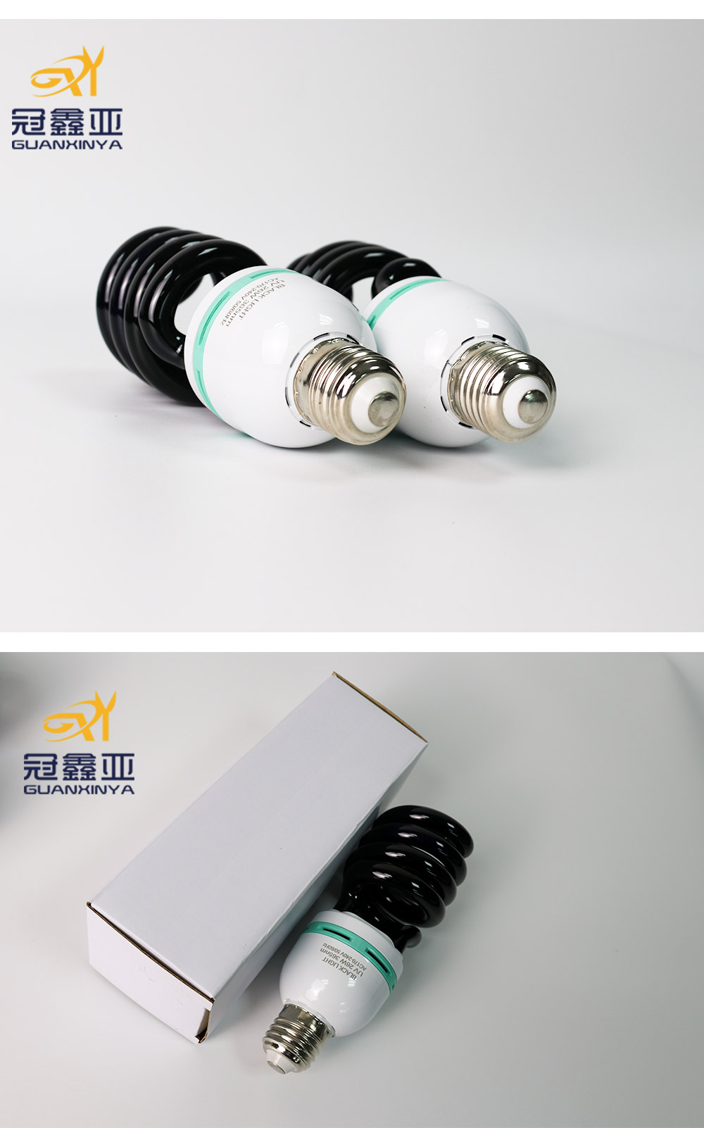 E27 Blacklight Uv Lamp 40W 35W 30W 20W 15W 26W Ultraviolet Fluorescence Black Light Blue Bulb Spiral Lamp Cfl Bulb