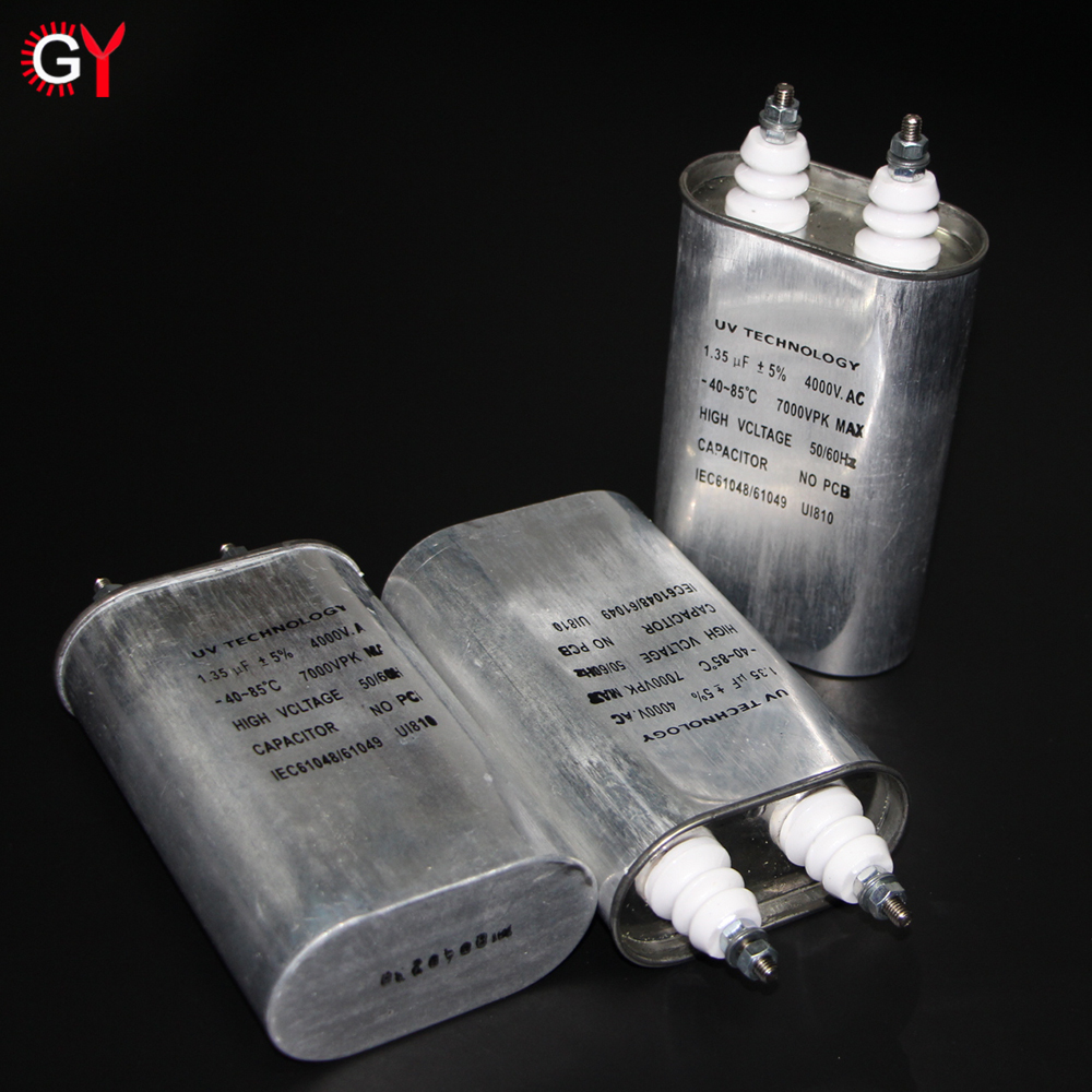 Variable electrolytic aluminum 4000V 1.35UF high voltage film capacitor