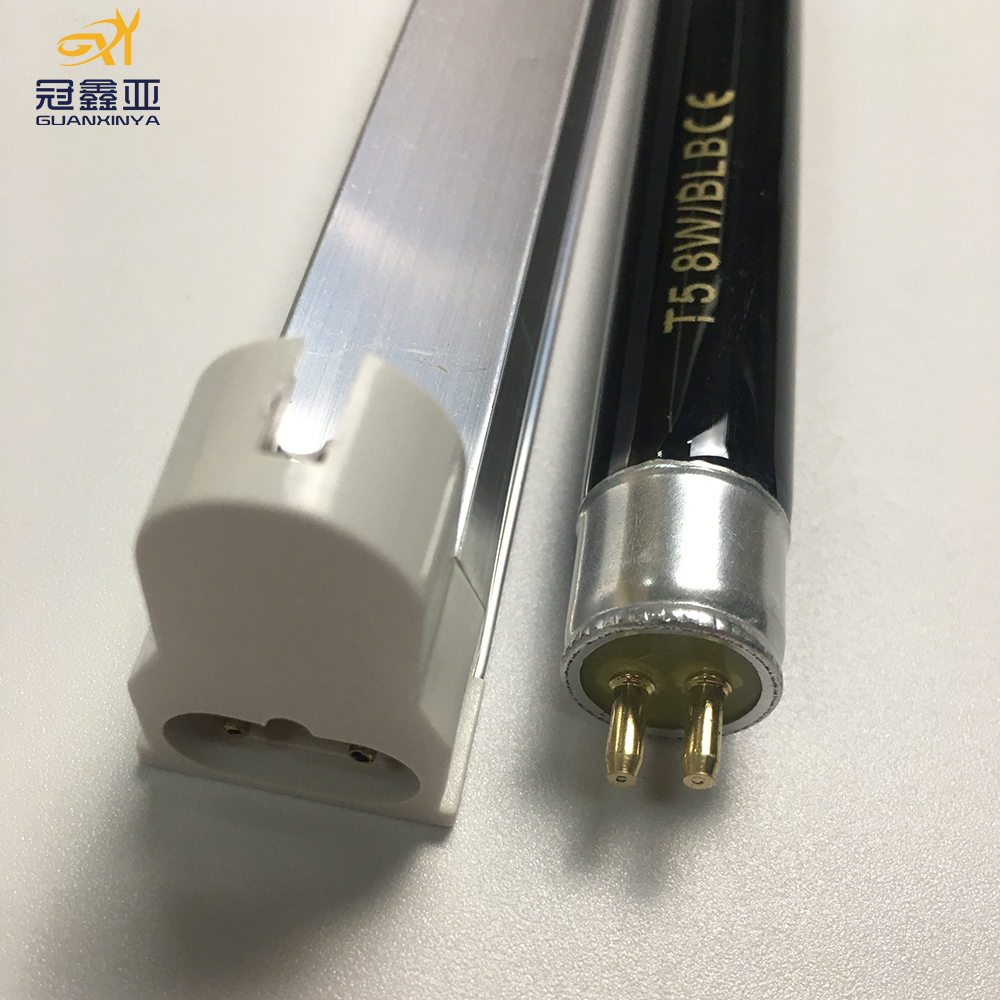 T5 tube 365nm uv black lamp and fluorescent light fixtures