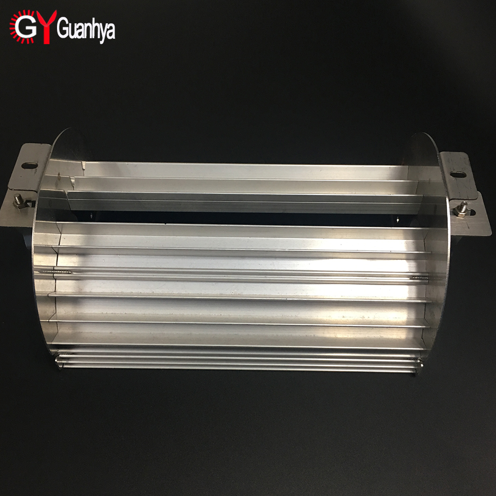 High quality customized aluminum uv curing lampshade