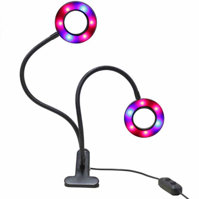 Full spectrum high power double-headed clip plant growth light