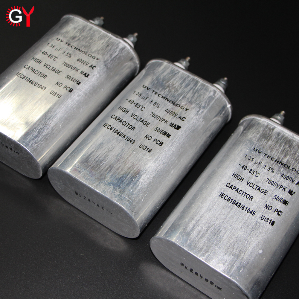 Variable electrolytic aluminum 4000V 1.35UF high voltage film capacitor