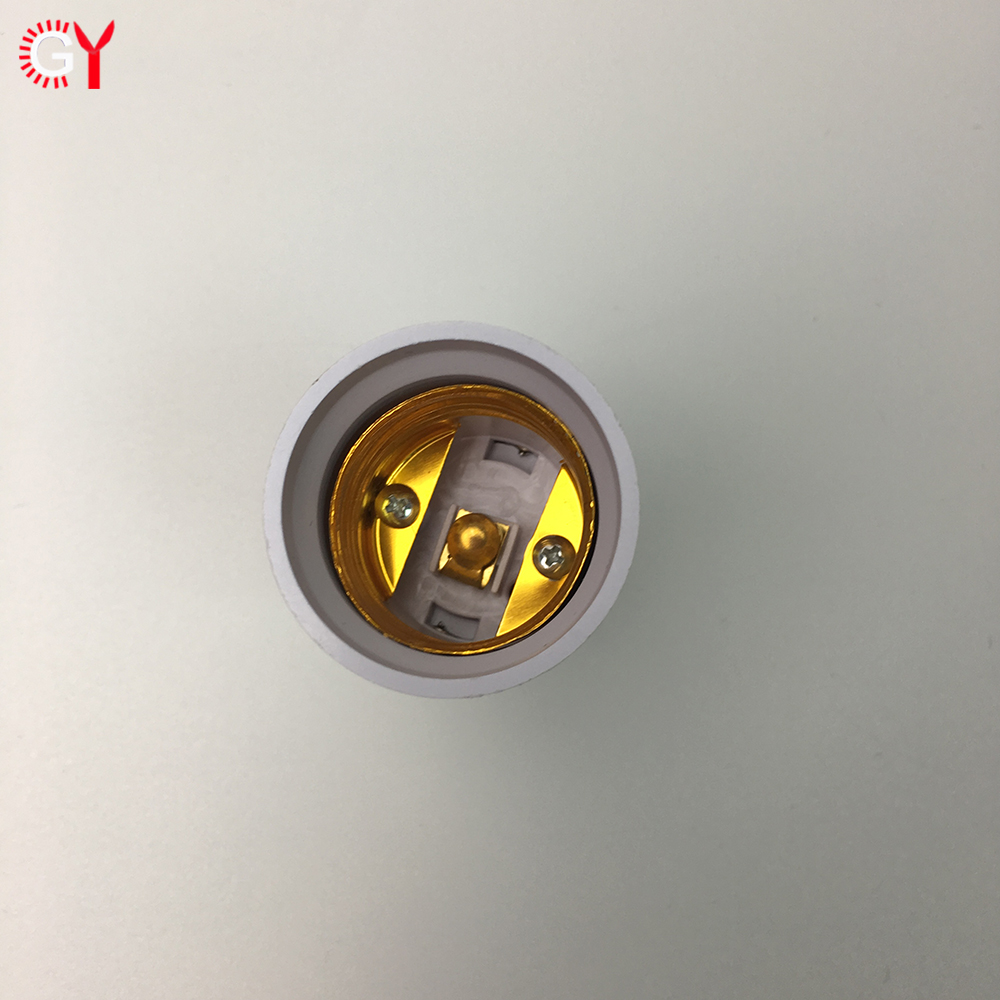 Approved CE white aluminum plastic B22  lamp holder e27