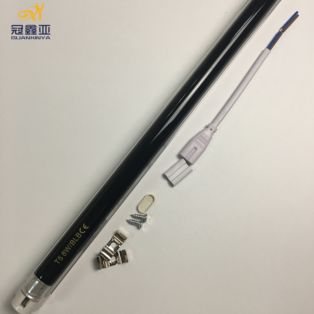 T5 tube 365nm uv black lamp and fluorescent light fixtures