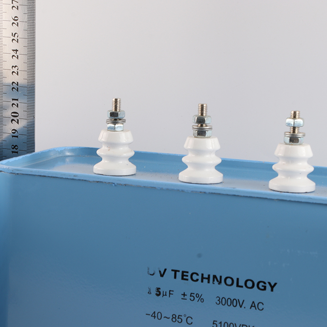 High voltage 3000v square shape 15UF oil capacitor