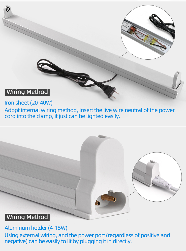 40W T8 G13 fluorescent light uv germicidal lamp fixture