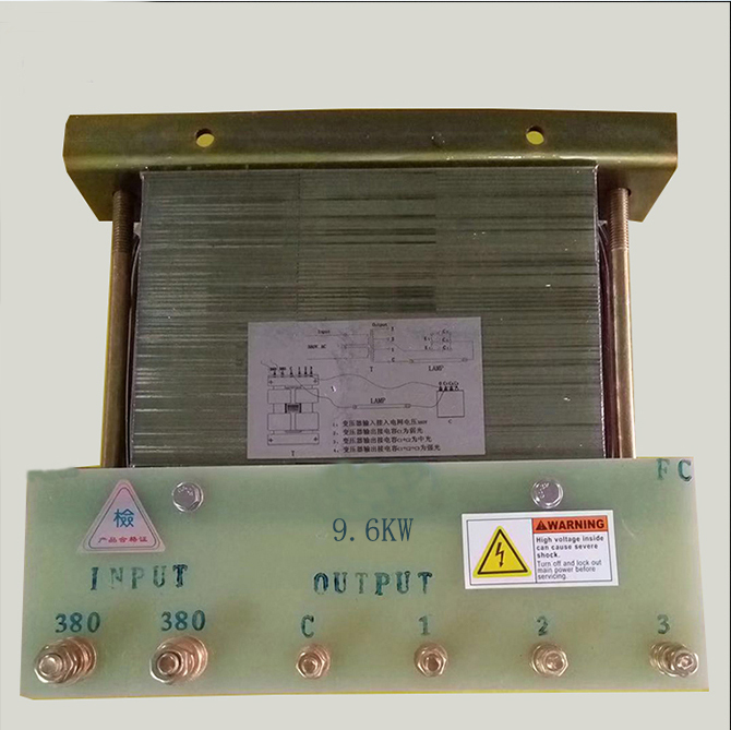 Ultraviolet 220v 50-60hz 9.6kw transformer for uv lamp