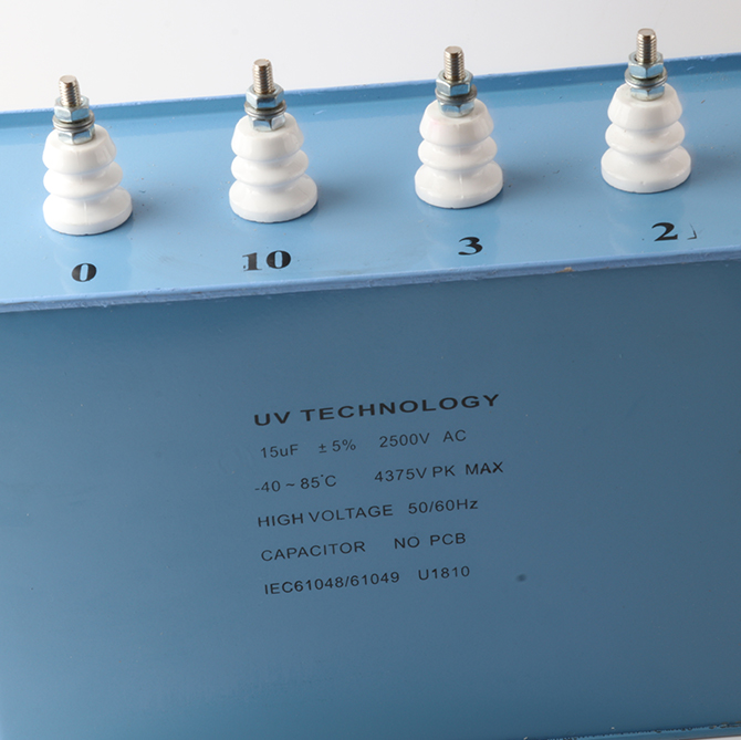 UV technology high voltage 15uf 2500v capacitor