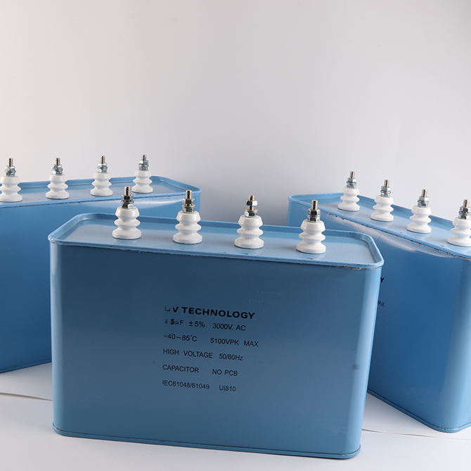 High voltage 3000v square shape 15UF oil capacitor