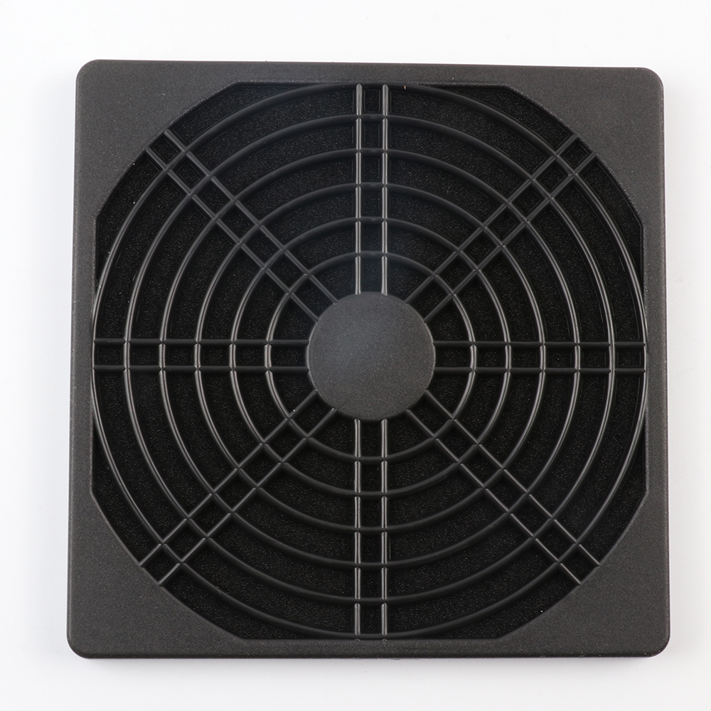 12V24V Dc Cooling Fan Chassis Power Fan Dual 2000 Turn Wind Speed Ball Bearing Cooling Fans With 12Cm Air Filter Cover