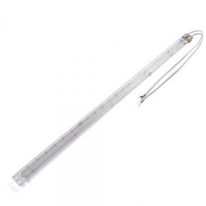 Short wave transparent 300w 520mm 220v double side heating infrared lamp