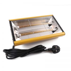 djust Full of gold tube Infrared heating lamp with lampshade for car painting