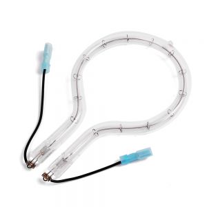 500W  90mm Circular halogen quartz heating infrared lamp for moisture instrument tester replacement