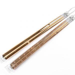 1000W 220V Infrared Lamp Gold Shortwave  Double Gold Tube Ceramic Halogen Ir Heating Lamp