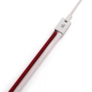 Ruby halogen semi-coated white heating tube