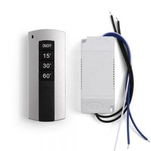 23A 12v 15min 30min 60min black delay timer function remote control switches with PCB controller for uv lamp