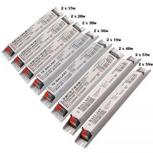 220-240V AC 2x15W 2x18W 2x20W 2x30W 2x36W 2x40W 2x55W 2x58W voltage T8 uv lifht fluorescent lamp hid electronic ballast