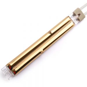 220V 380V Infrared Paint Dryer Heater Portable Infrared Sauna 1Kw Gold Coated Halogen Heating Lamp Gold