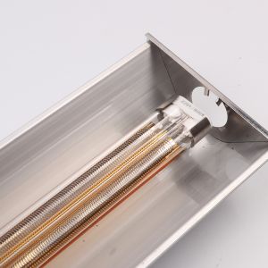 800W 220V 400MM Infrared Lamp Gold Coated Halogen Ceramic Quartz Ir Heater Heating Lamp Light Infrared Heaters