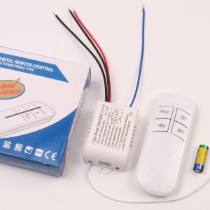 ON/OFF Wireless Digital RF Remote Control Switch Receiver Transmitter For Light Lamp 220V