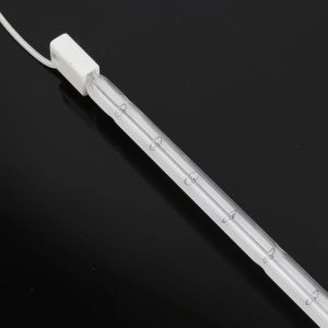 1500W White Coating Infrared Halogen Straight Infrared Quartz Halogen Heater Lamp With Ceramic Heater Baking Drying Lamp