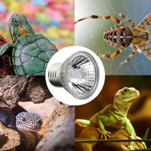 E27 Bulb 25W 50W 75W UVA UVB Heated Light Pet Halogen Bulb Reptile Bulb UVB Lamp