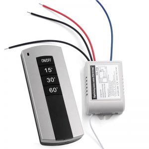 remote control uv germicidal lamp 250W 110V 4 channel digital switch rf remote control with delay function