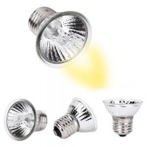 25W 50W 75W UVA UVB Heated E27 Light Pet Halogen Bulb uvb bulb reptile lamp