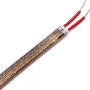 Medium wave 1kw 220v 800mm double tubes with wire infrared drying lamp