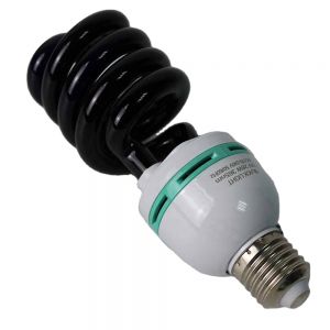 30W E27 365nm 220v Insect trapping light spiral black bulb