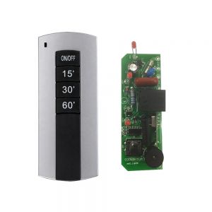 rf 15 30 60 minutes germicidal lamp kit timing delay wireless digital remote control switch With circuit board