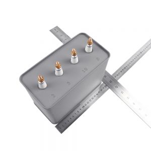 15Uf 2Kv Uv Lamp Aluminium Electrolytic Capacitor Square Shape High Voltage Oil Capacitor Matched With 4Kw 5.6Kw Transformer